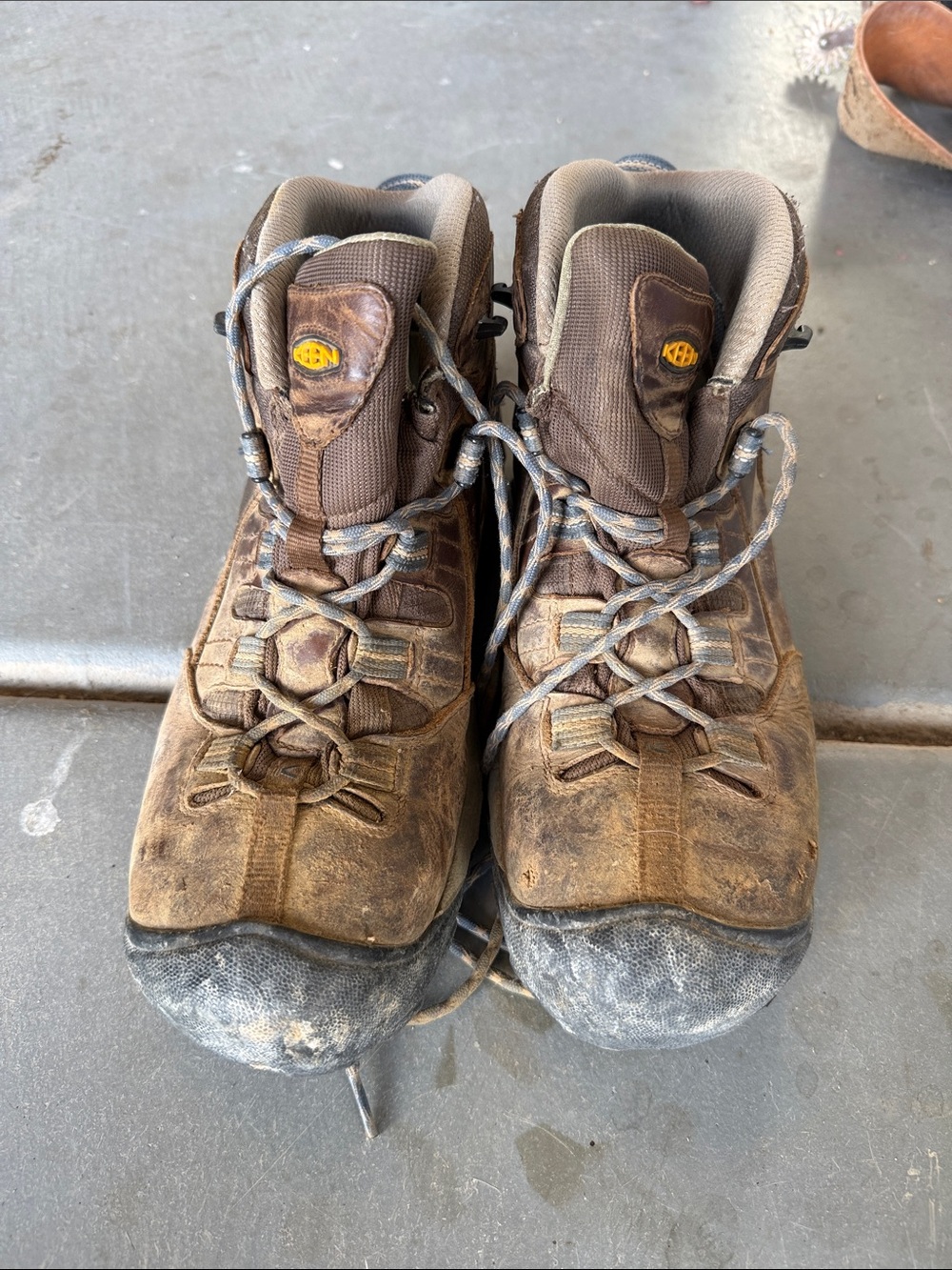 KEEN Brown Men's Steel Toe Boots